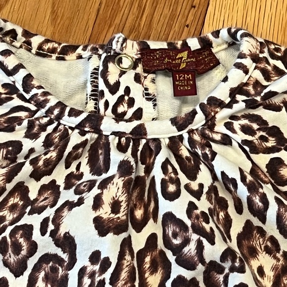 Girls leopard denim 7 for all mankind set. - Picture 3 of 5